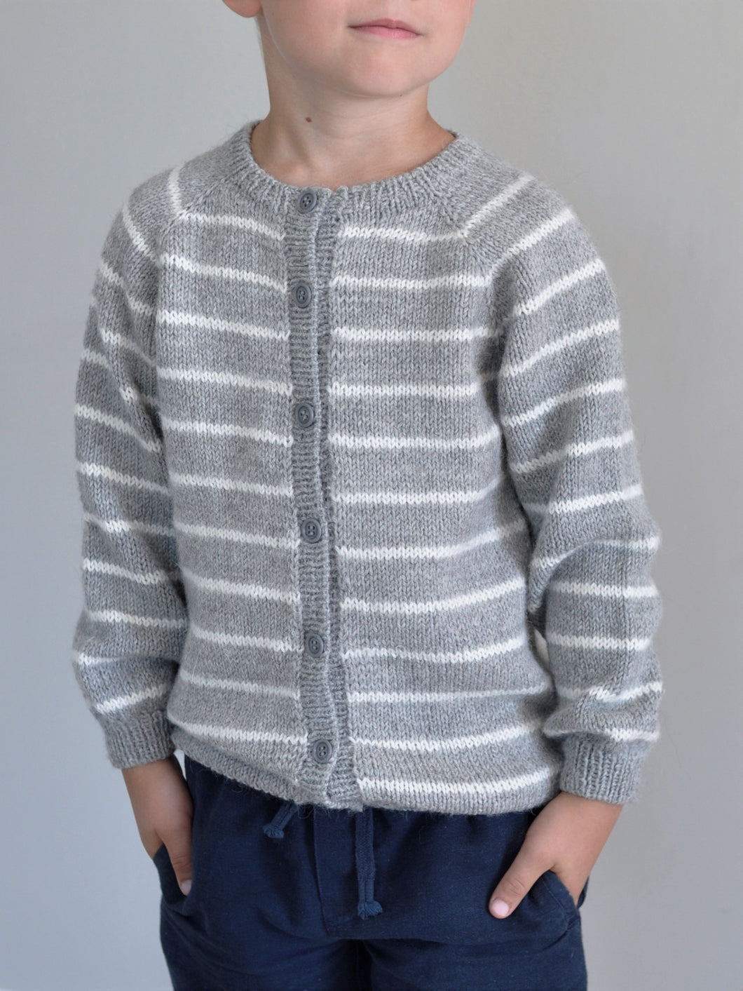 Theos stripejakke, junior